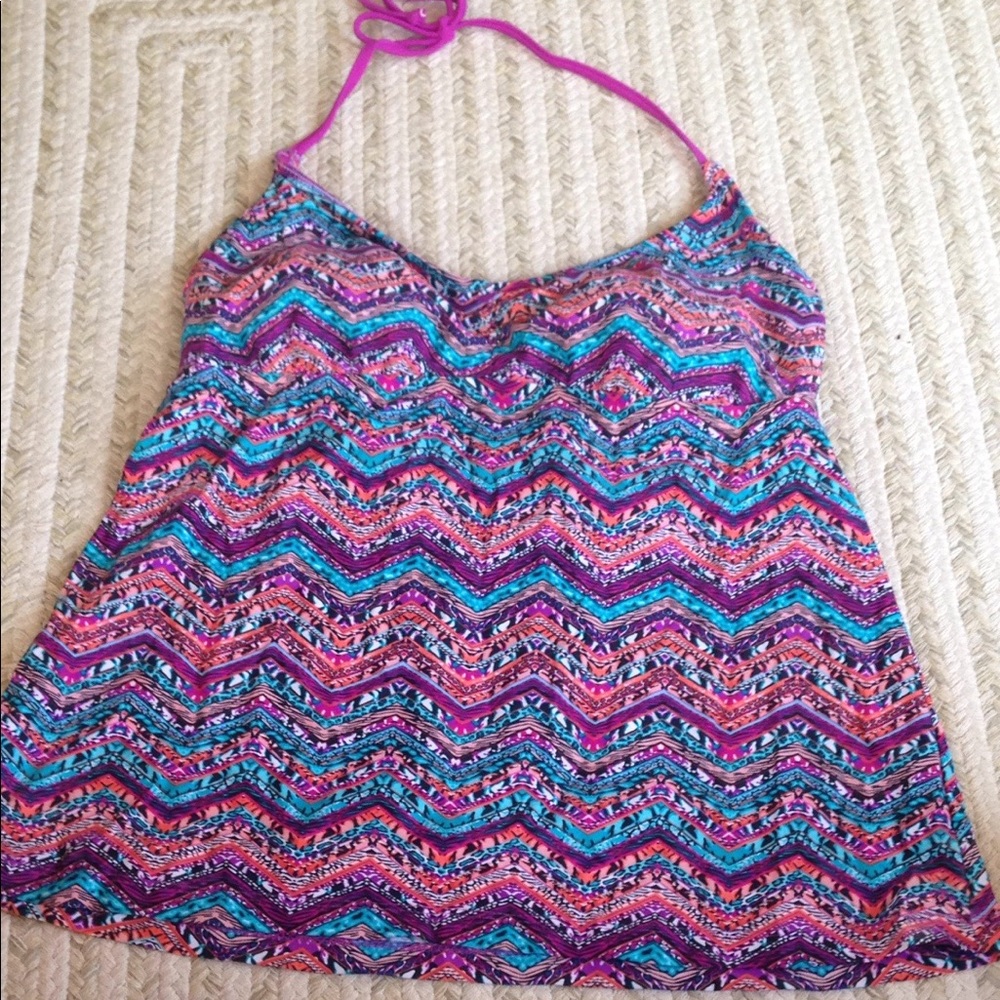 Mossimo large tankini swim top halter
